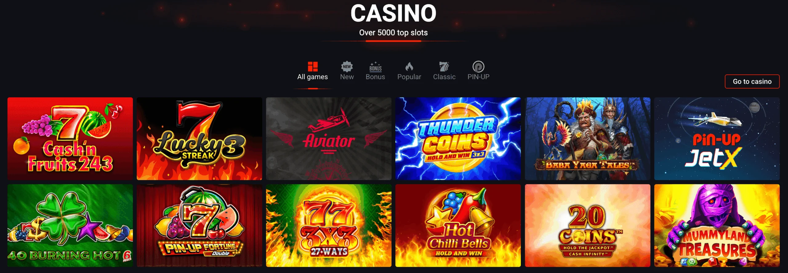 Pin-Up Casino Slots