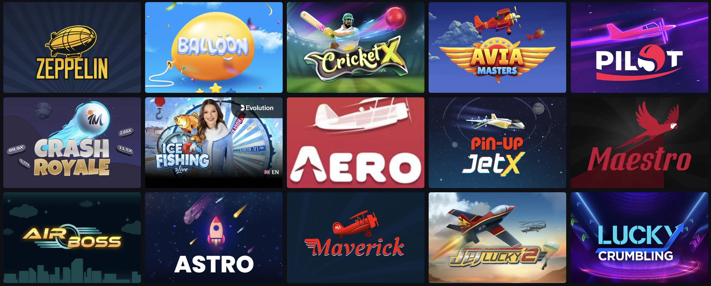 crush games at Pin Up Casino